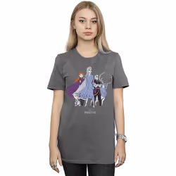 Disney - T-shirt FROZEN - Femme (Charbon)