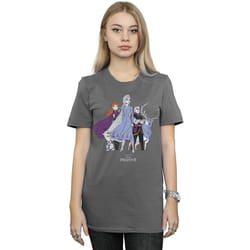 Disney - T-shirt FROZEN - Femme (Charbon)