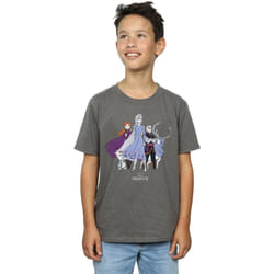 Disney - T-shirt FROZEN - Garçon (Charbon)