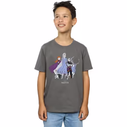 Disney - T-shirt FROZEN - Garçon (Charbon)