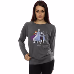 Disney - Sweat FROZEN - Femme (Charbon)