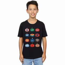 Marvel - T-shirt AVENGERS - Garçon (Noir)