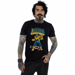 Marvel - T-shirt MAD TITAN SNAP - Homme (Noir)