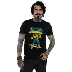 Marvel - T-shirt MAD TITAN SNAP - Homme (Noir)