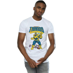 Marvel - T-shirt MAD TITAN SNAP - Homme (Blanc)