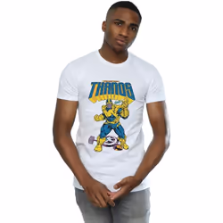 Marvel - T-shirt MAD TITAN SNAP - Homme (Blanc)
