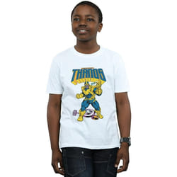 Marvel - T-shirt MAD TITAN SNAP - Garçon (Blanc)