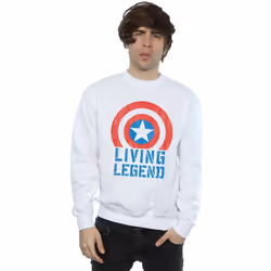 Marvel - Sweat LIVING LEGEND - Homme (Blanc)