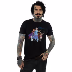 Disney - T-shirt FROZEN LEAD COURAGE - Homme (Noir)