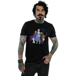 Disney - T-shirt FROZEN LEAD COURAGE - Homme (Noir)