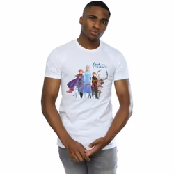 Disney - T-shirt FROZEN LEAD COURAGE - Homme (Blanc)