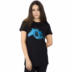 Disney - T-shirt FROZEN - Femme (Noir)