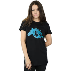 Disney - T-shirt FROZEN - Femme (Noir)