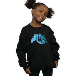 Disney - Sweat FROZEN - Fille (Noir)