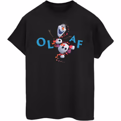 Disney - T-shirt FROZEN - Femme (Noir)