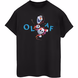 Disney - T-shirt FROZEN - Femme (Noir)