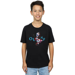 Disney - T-shirt FROZEN - Garçon (Noir)