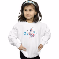 Disney - Sweat FROZEN - Fille (Blanc)