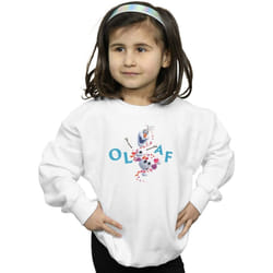 Disney - Sweat FROZEN - Fille (Blanc)