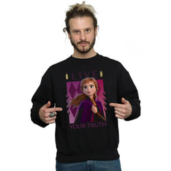Disney - Sweat FROZEN LIVE YOUR TRUTH - Homme (Noir)