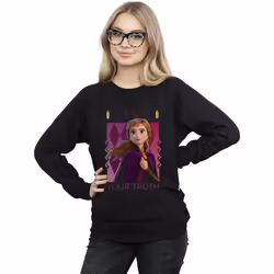 Disney - Sweat FROZEN LIVE YOUR TRUTH - Femme (Noir)