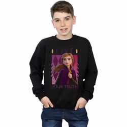Disney - Sweat FROZEN LIVE YOUR TRUTH - Garçon (Noir)