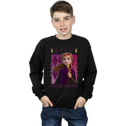 Disney - Sweat FROZEN LIVE YOUR TRUTH - Garçon (Noir)