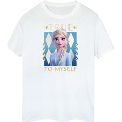Disney - T-shirt FROZEN TRUE TO MYSELF - Femme (Blanc)