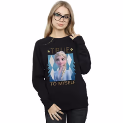 Disney - Sweat FROZEN TRUE TO MYSELF - Femme (Noir)