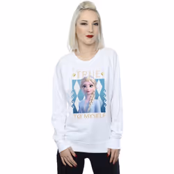 Disney - Sweat FROZEN TRUE TO MYSELF - Femme (Blanc)