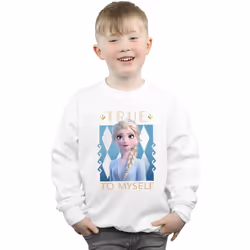 Disney - Sweat FROZEN TRUE TO MYSELF - Garçon (Blanc)