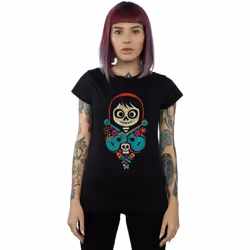 Disney - T-shirt COCO - Femme (Noir)