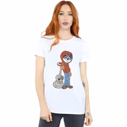 Disney - T-shirt COCO - Femme (Blanc)