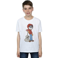 Disney - T-shirt COCO - Garçon (Blanc)