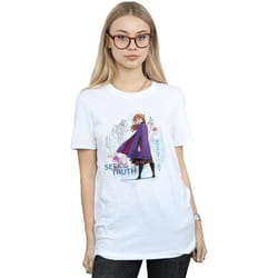 Disney - T-shirt FROZEN SEEK THE TRUTH - Femme (Blanc)
