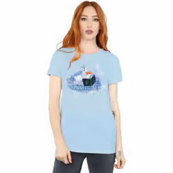 Disney - T-shirt FROZEN SNOW IT ALL - Femme (Bleu ciel)