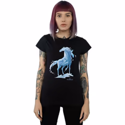 Disney - T-shirt FROZEN THE WATER SPIRIT - Femme (Noir)