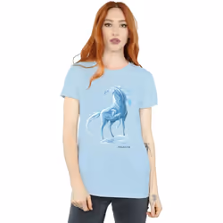 Disney - T-shirt FROZEN THE WATER SPIRIT - Femme (Bleu ciel)