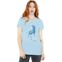 Disney - T-shirt FROZEN THE WATER SPIRIT - Femme (Bleu ciel)