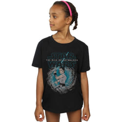 Star Wars - T-shirt THE RISE OF SKYWALKER - Fille (Noir)