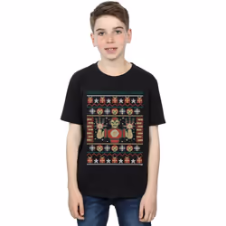 Marvel - T-shirt GET YOUR JINGLE ON - Garçon (Noir)