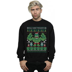 Marvel - Sweat HULK WANT PRESENTS - Homme (Noir)