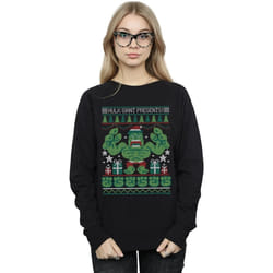 Marvel - Sweat HULK WANT PRESENTS - Femme (Noir)