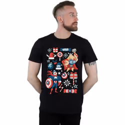 Marvel - T-shirt CHRISTMAS DAY - Homme (Noir)