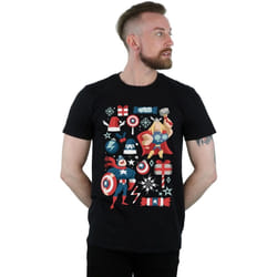 Marvel - T-shirt CHRISTMAS DAY - Homme (Noir)