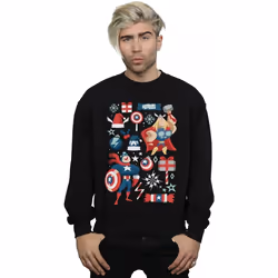 Marvel - Sweat CHRISTMAS DAY - Homme (Noir)