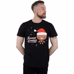 Marvel - T-shirt SEASON'S GROOTINGS - Homme (Noir)