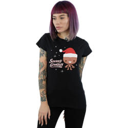 Marvel - T-shirt SEASON'S GROOTINGS - Femme (Noir)