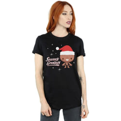 Marvel - T-shirt SEASON'S GROOTINGS - Femme (Noir)