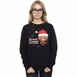 Marvel - Sweat SEASON'S GROOTINGS - Femme (Noir)